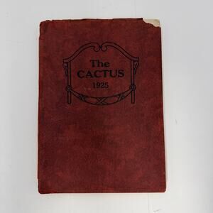 Vintage Marion Senior High School, Indiana "The Cactus" 1925 Yearbook